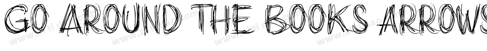 Go around the books Arrows字体转换